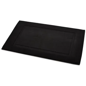 ADONIS Luxury Bath Mat 20" x 30" #7.00Lbs/dz Standard Full Terry 6/Pack Color BLACK