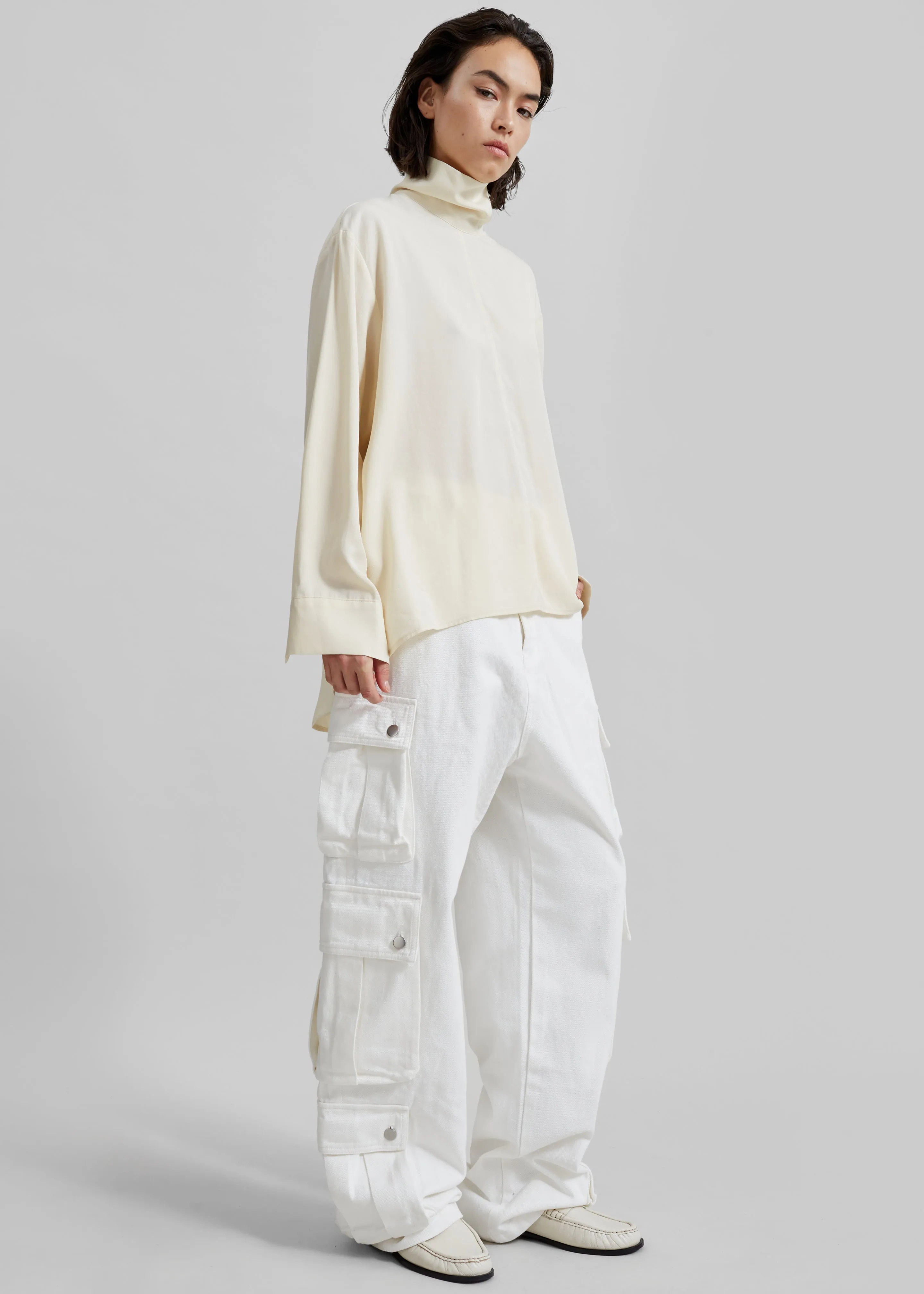 Arlon Cargo Pants - White