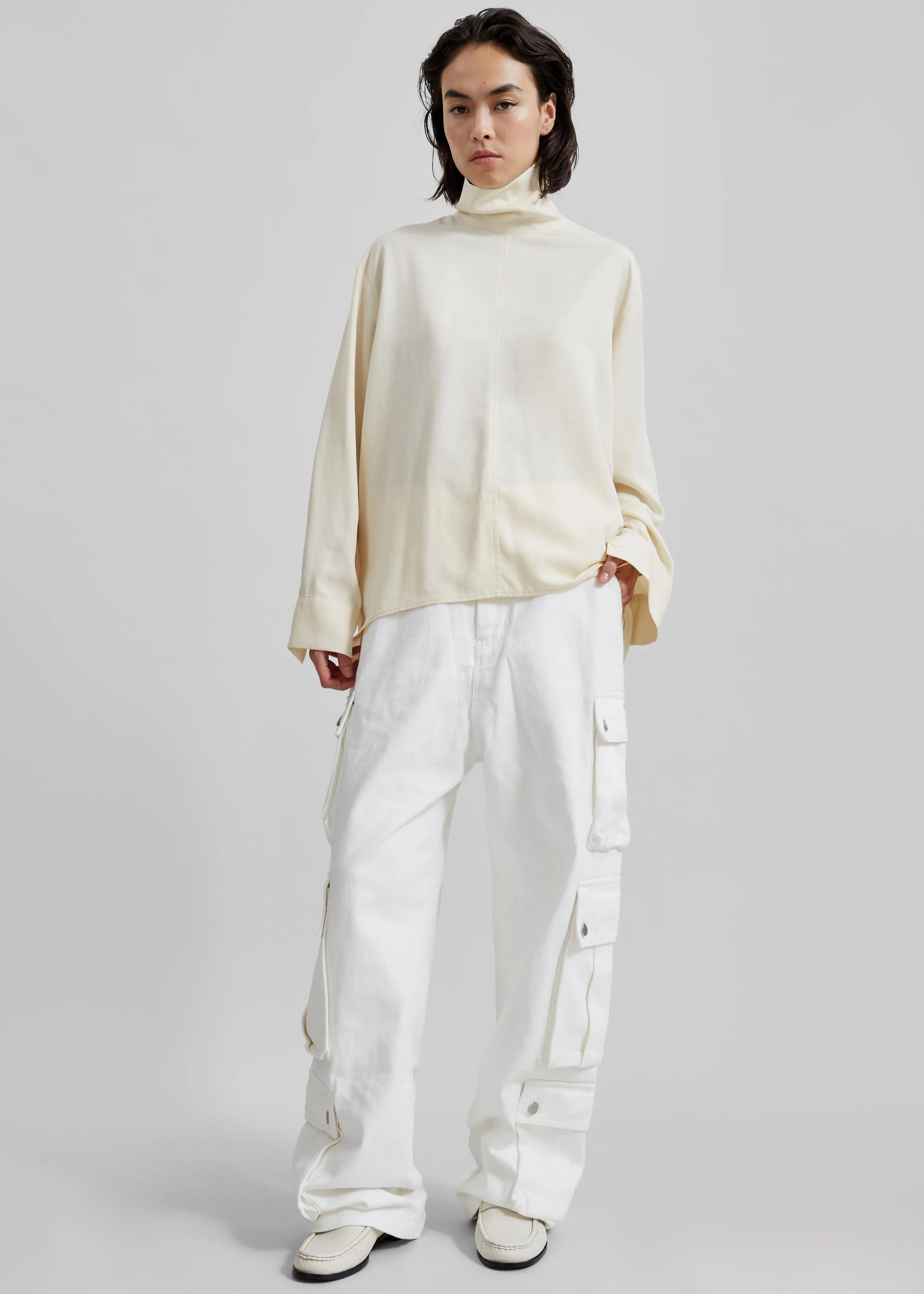 Arlon Cargo Pants - White