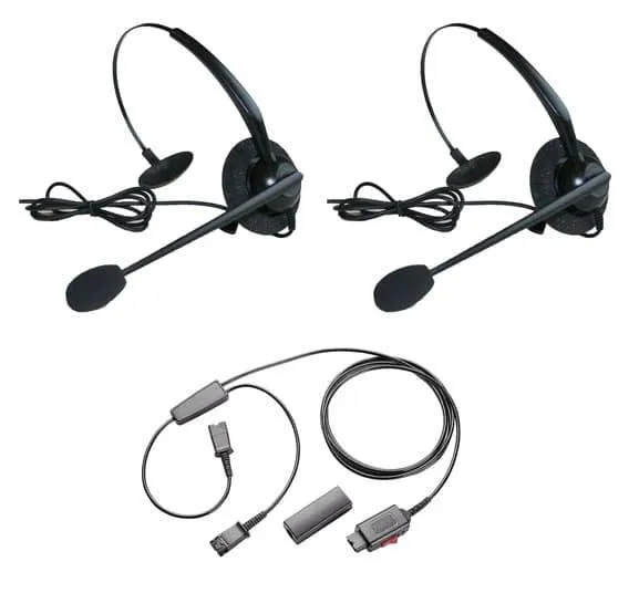 Avaya 9608G Headset Training Package With Y Lead