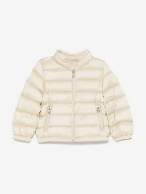 Baby Boys Down Padded Acorus Jacket in Beige