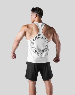 Back Emblem Training Tanktop - White