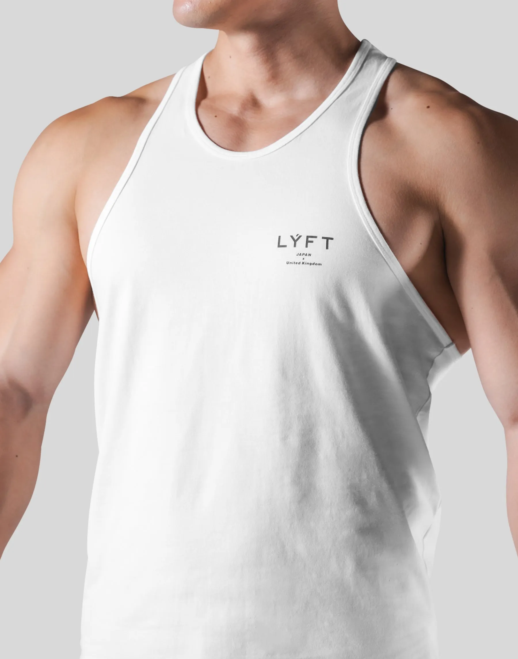 Back Emblem Training Tanktop - White