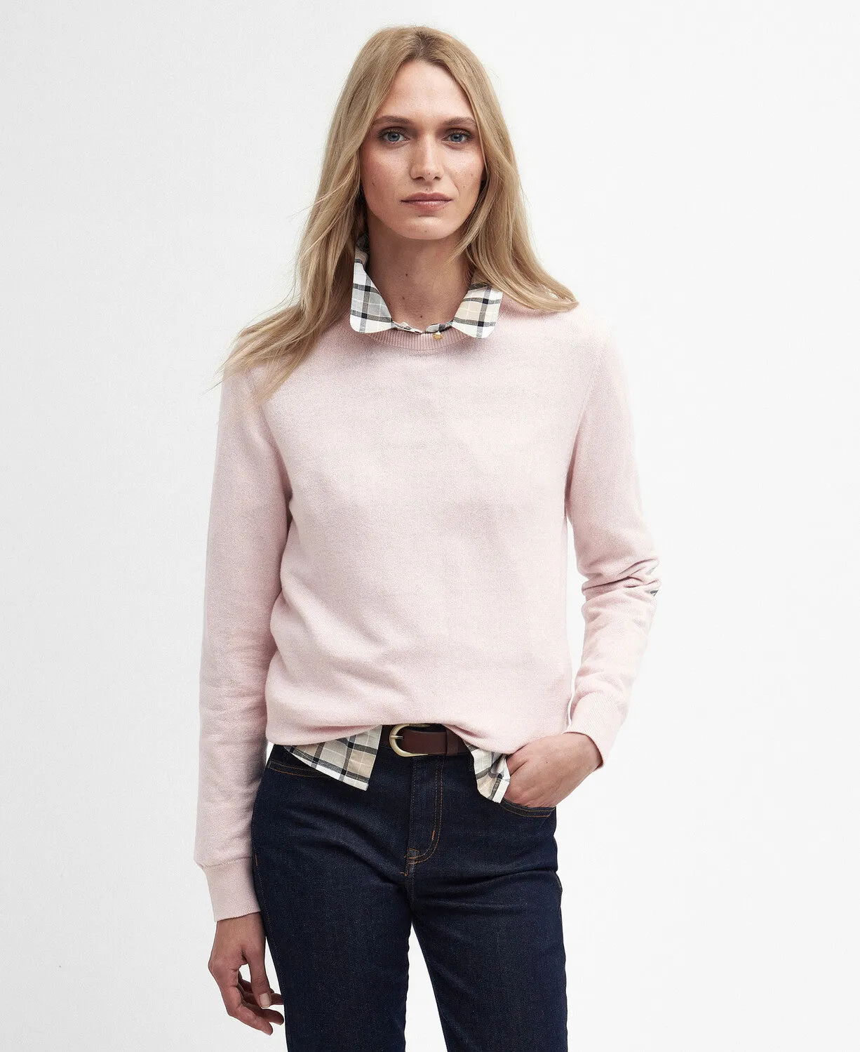 Barbour Lavender Knitted Jumper