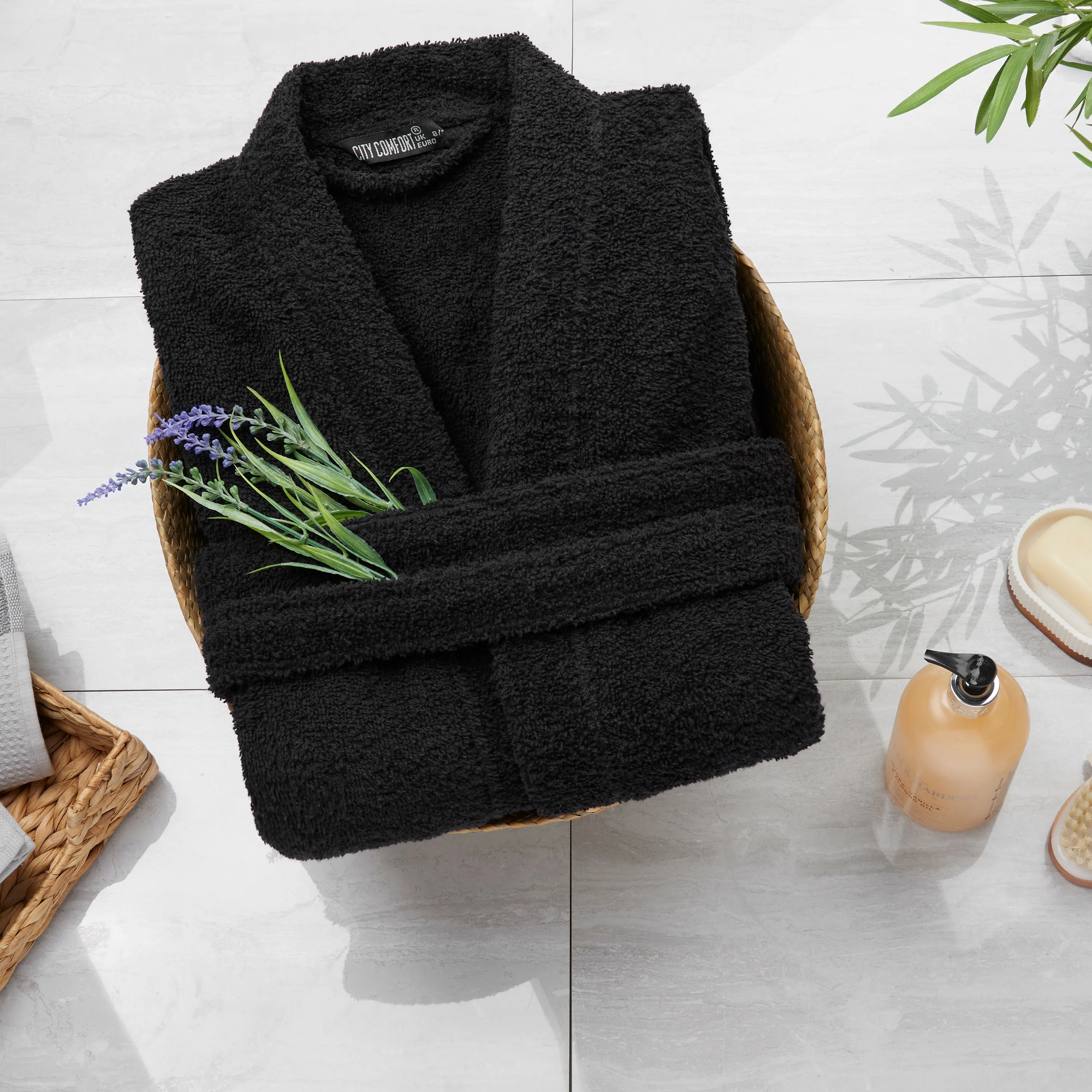 Bath Robes for Women - Absorbent Cotton Terry Towelling Bathrobe