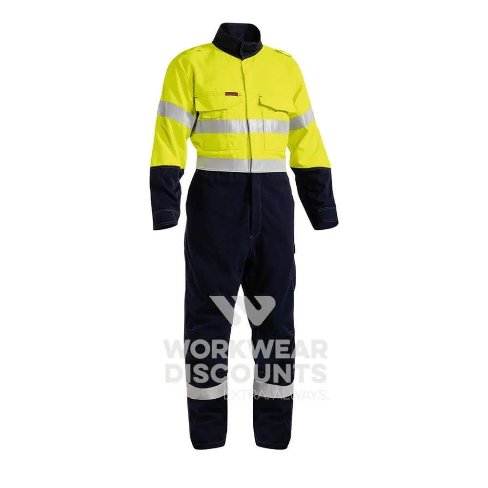 Bisley BC8086T Two Tone Hi-Vis Taped Vented FR Coverall