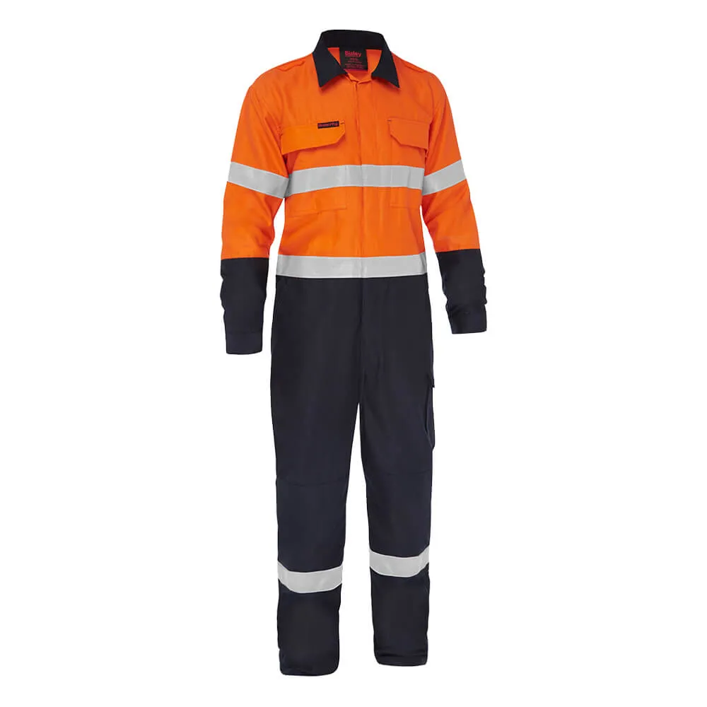 Bisley BC8477T Apex 185/240 Taped Hi-Vis FR Ripstop Vented Coverall