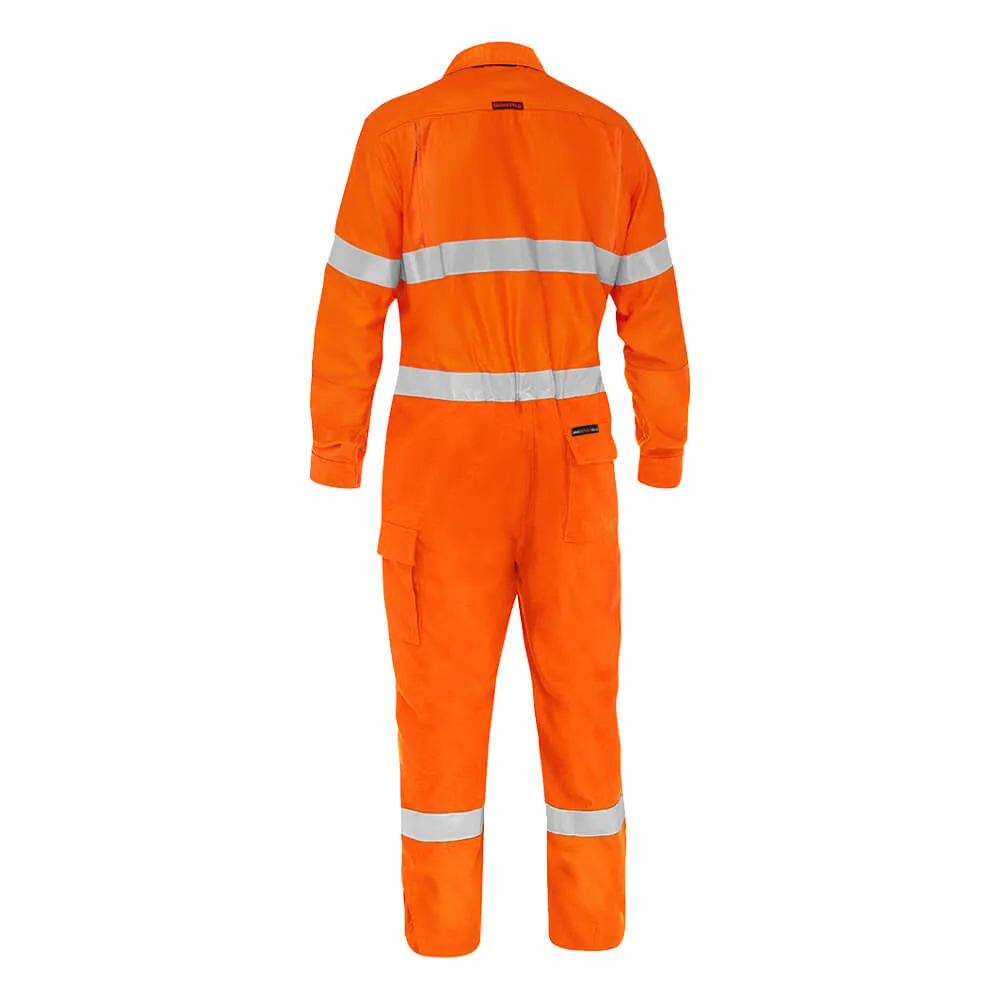Bisley BC8477T Apex 185/240 Taped Hi-Vis FR Ripstop Vented Coverall