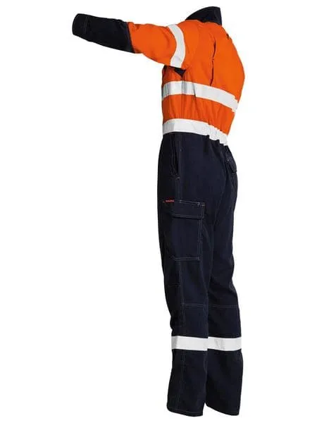 Bisley Tencate Tecasafe Plus 700 Taped Hi Vis Engineered FR Vented Coverall (BC8086T)