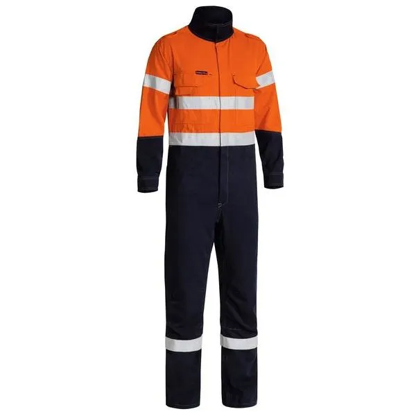 Bisley Tencate Tecasafe Plus Taped Hi Vis Vented Coverall (BC8086T)