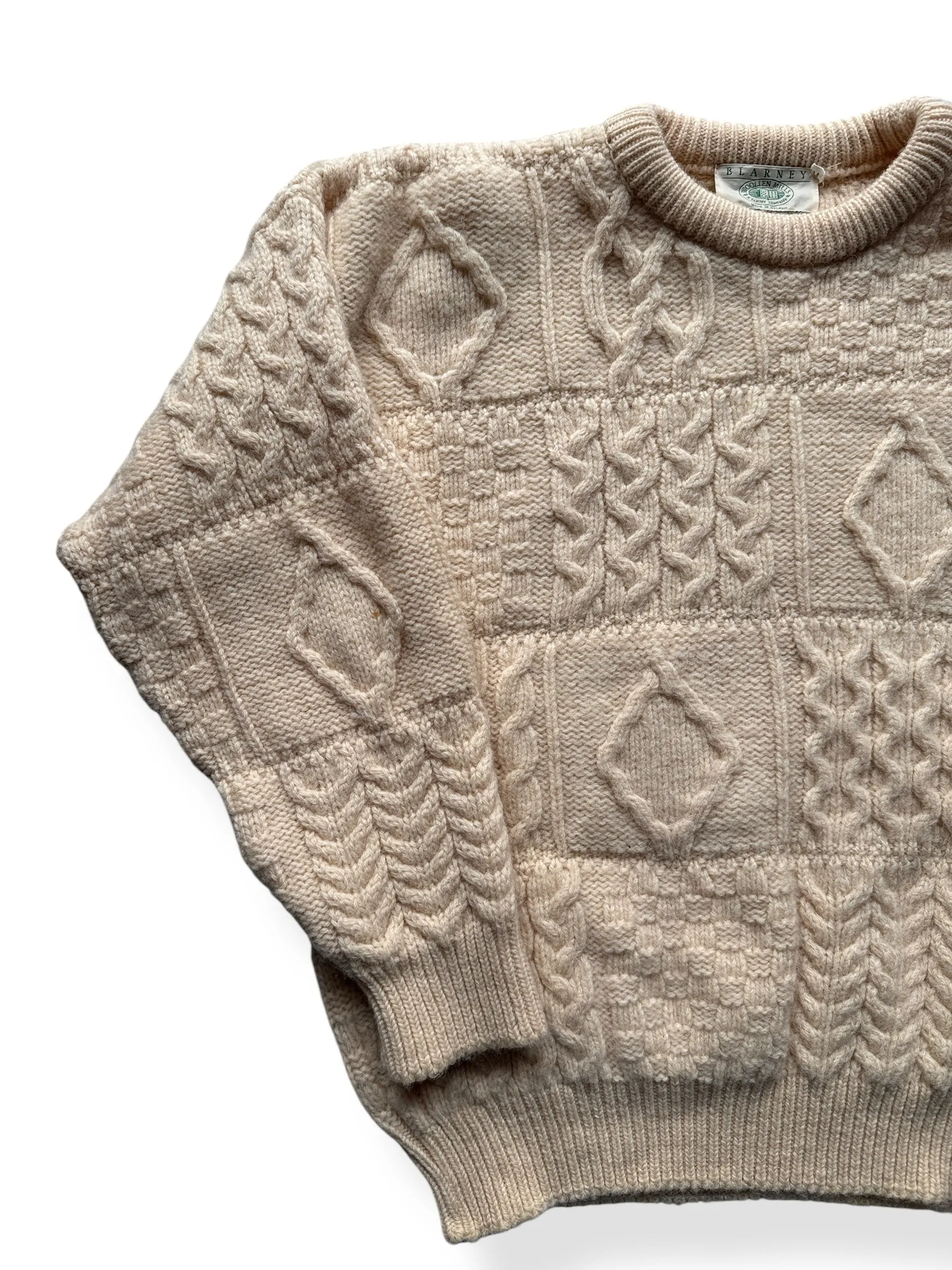 Blarney Woolen Mills Fisherman Sweater SZ M