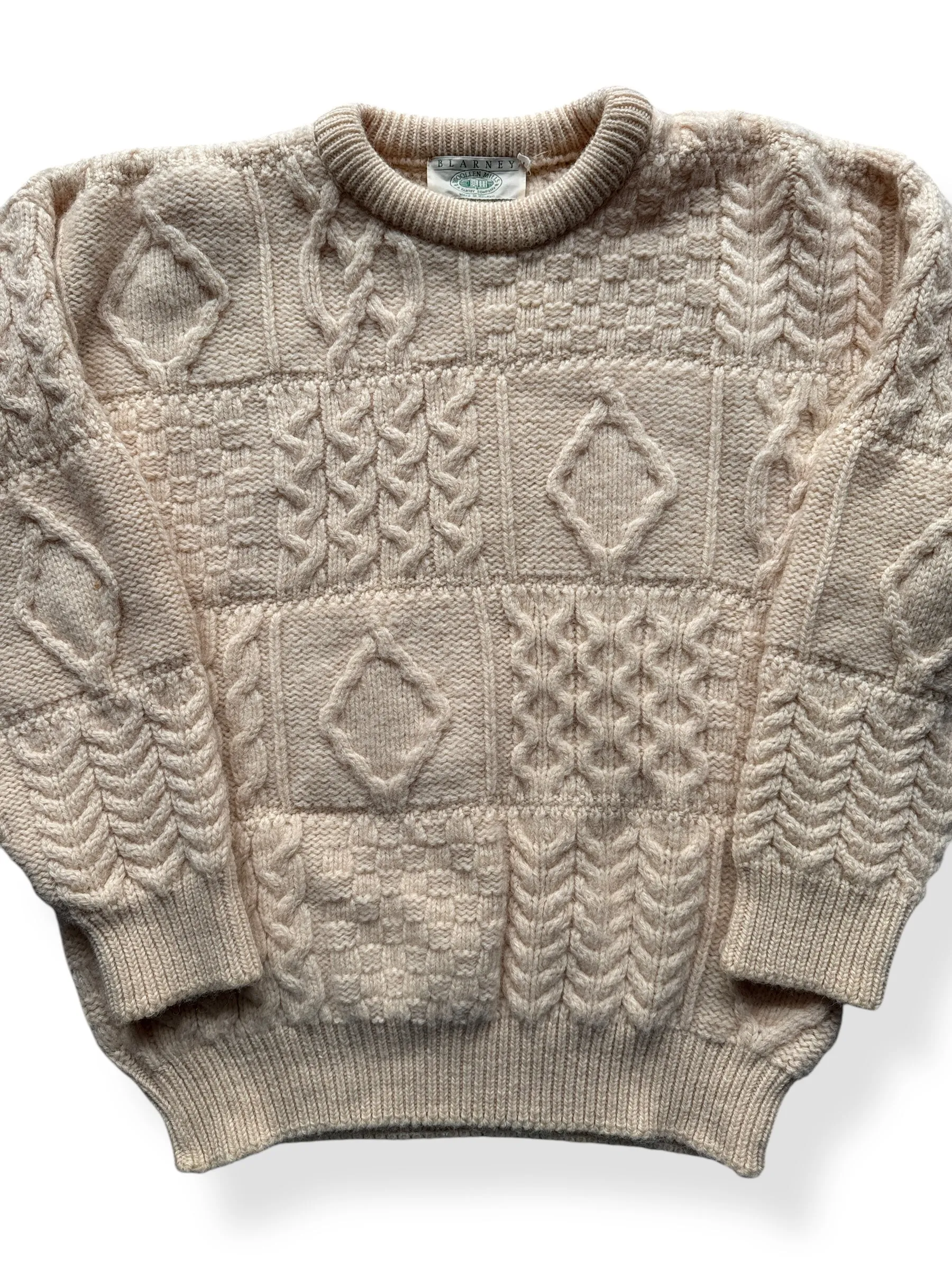 Blarney Woolen Mills Fisherman Sweater SZ M