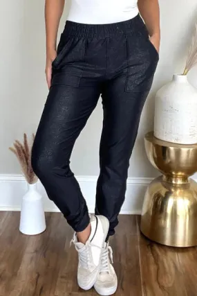 Blue Zone Planet |  Elastic Waist Joggers with Pockets