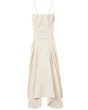 Bone Linen Silvia Dress