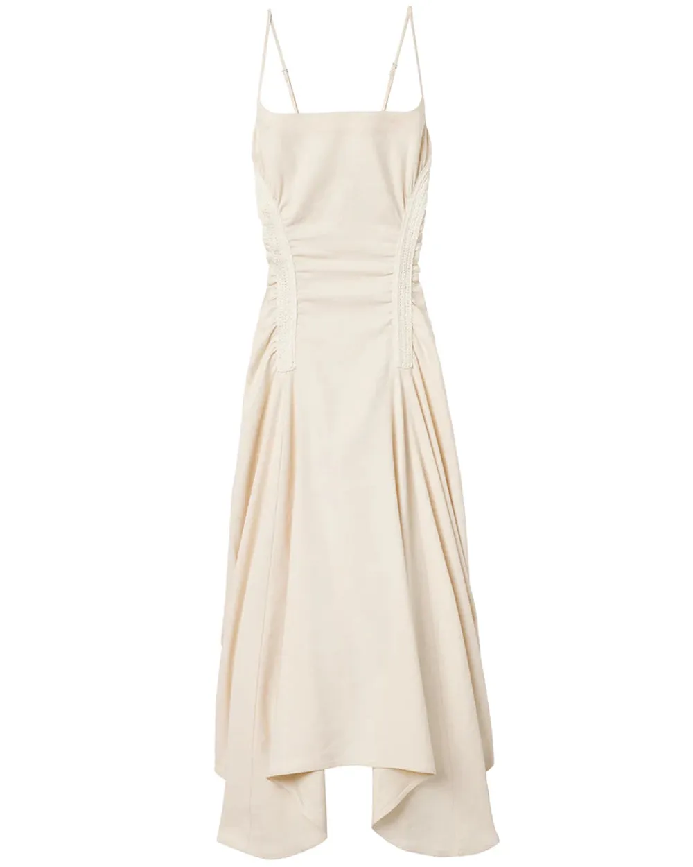 Bone Linen Silvia Dress