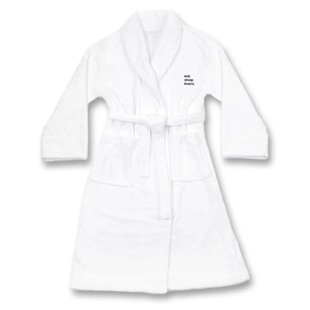 Bravo Gear Eat. Sleep. Bravo. Terry Cloth Cotton Robe