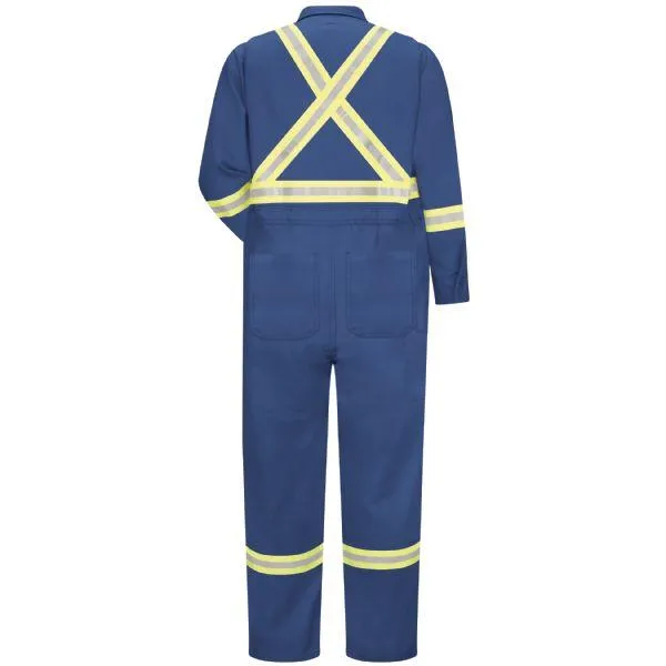 Bulwark Men's Premium Regular Coverall With Reflective Trim - Cooltouch 2 - 7 OZ.