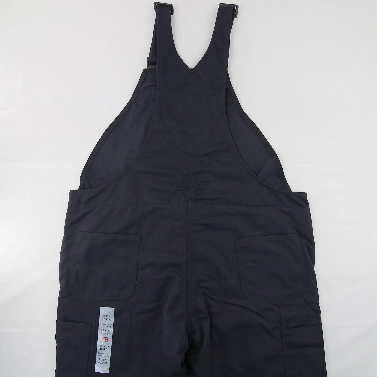 Carhartt FR Flame Resistant Duck Bib Overalls Quilt Lined 42x32