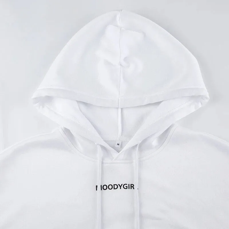 Casual Loose Basic Hooded Pockets Pullover Top
