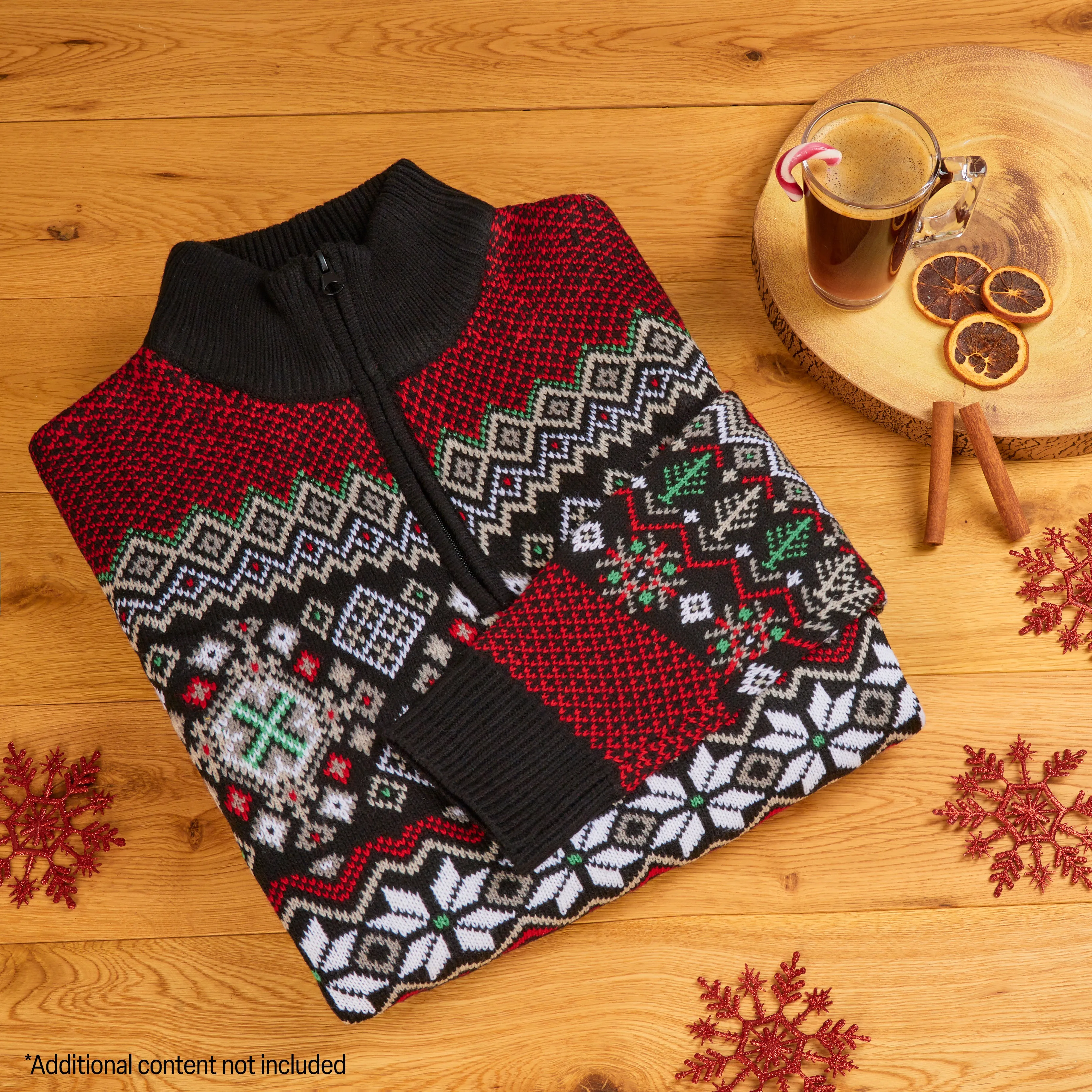 Christmas Jumpers for Men - Black/Multi