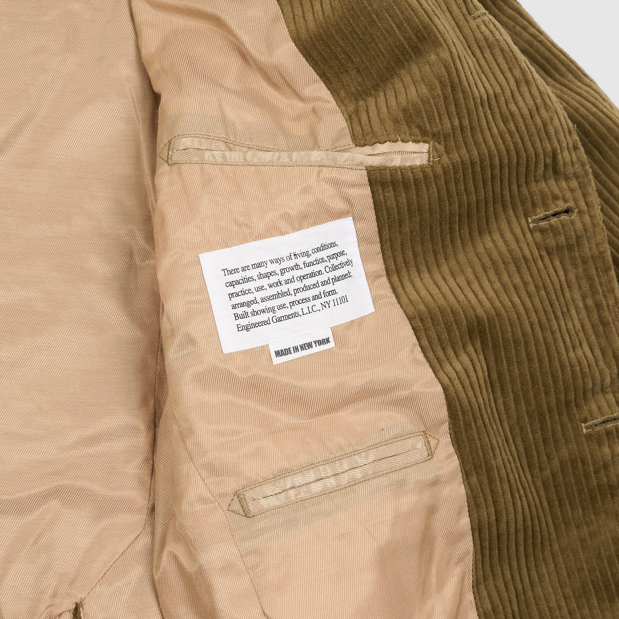 Engineered Garment Corduroy Blazer