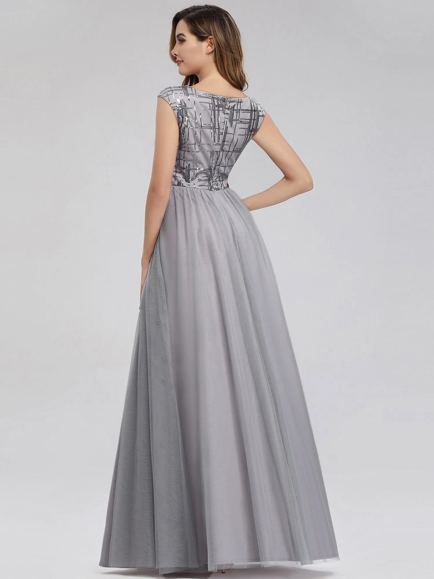 Ever-Pretty Aplique Floor Length Evening Dresses EP00984