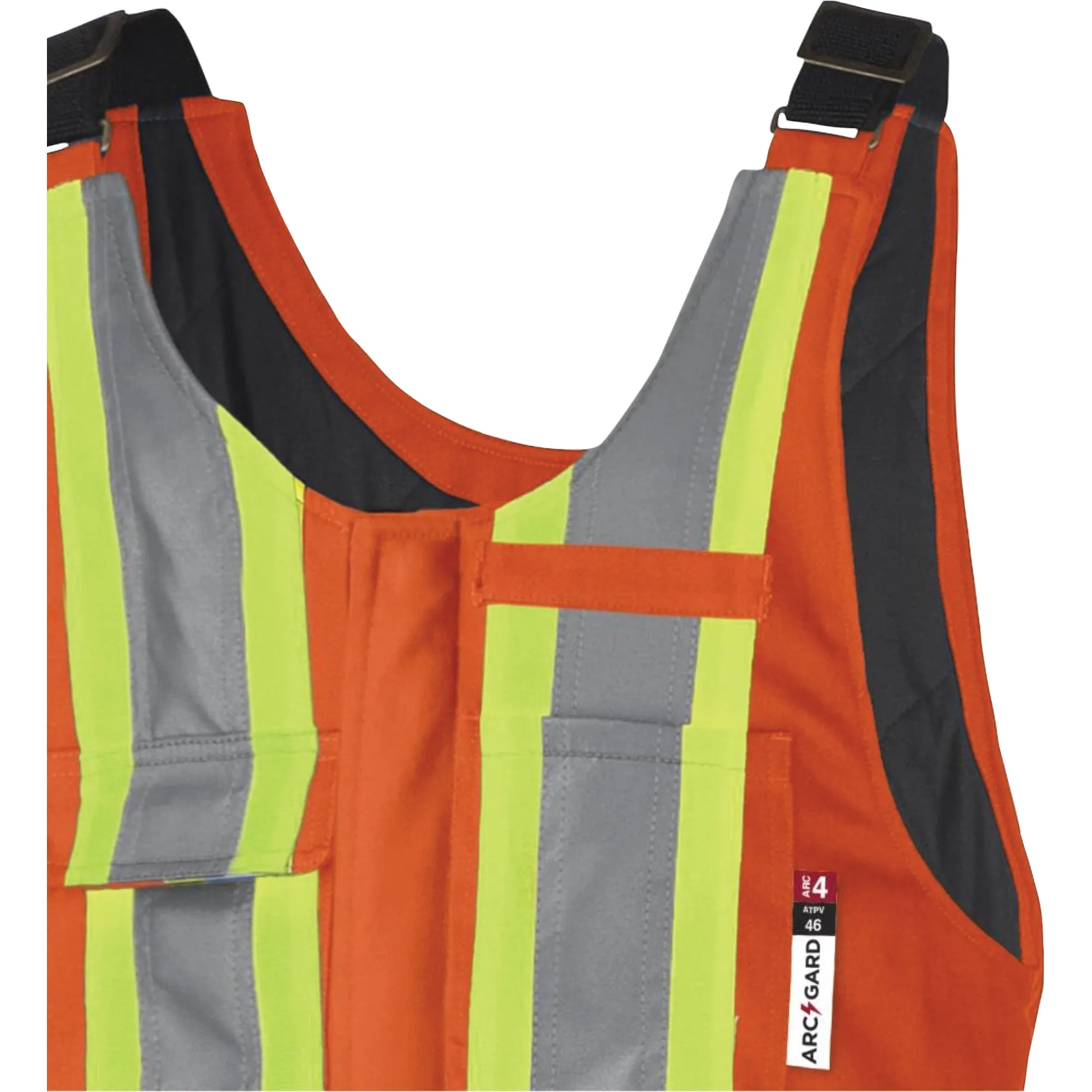 Flame-Resistant Quilted Safety Overalls