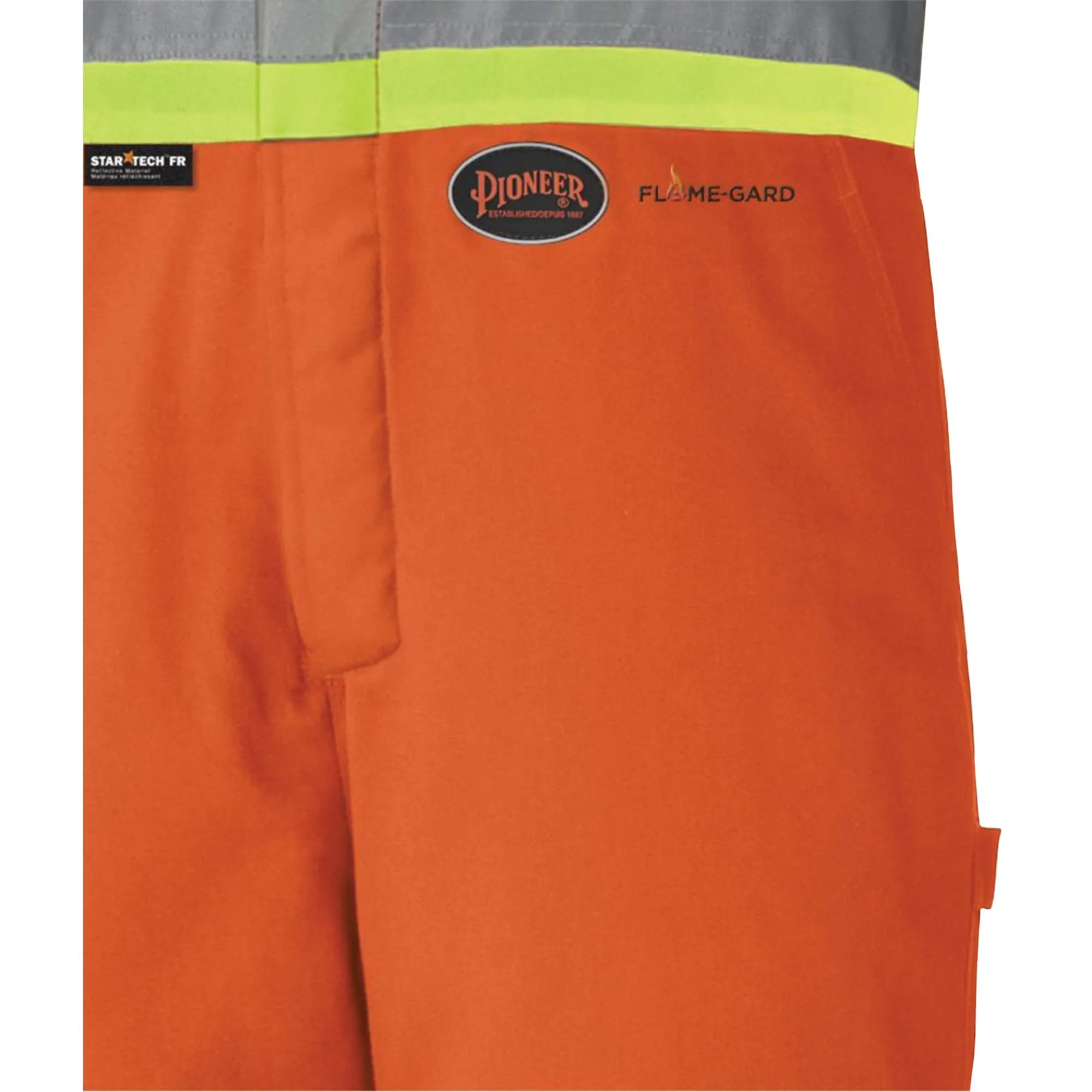 Flame-Resistant Quilted Safety Overalls