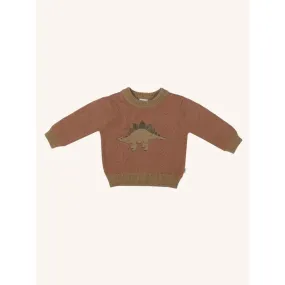 Fleur Harris Stegosaurus Knit Jumper (Cedar)