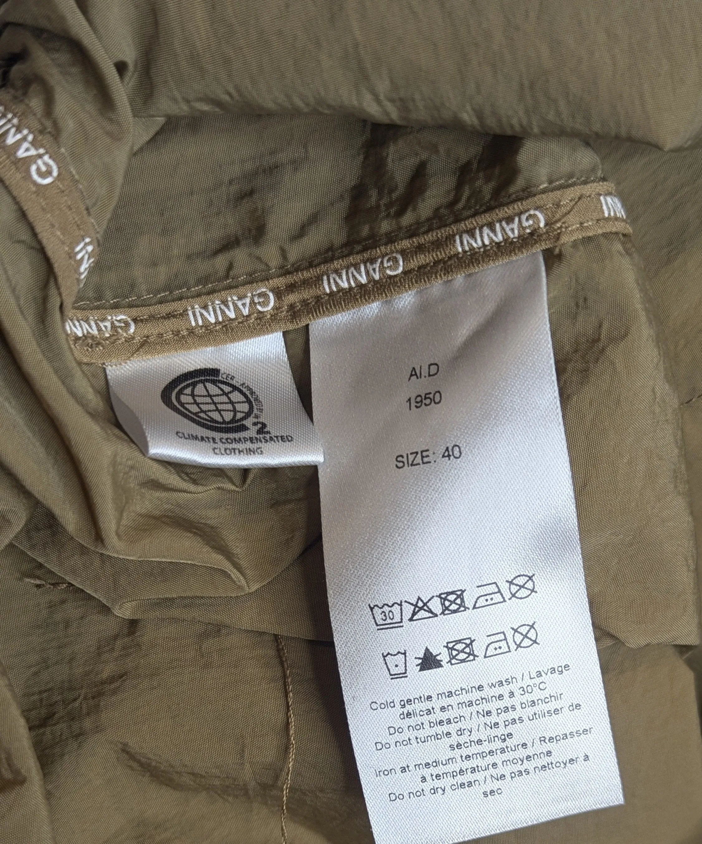 Ganni Crinkled Tech Pants