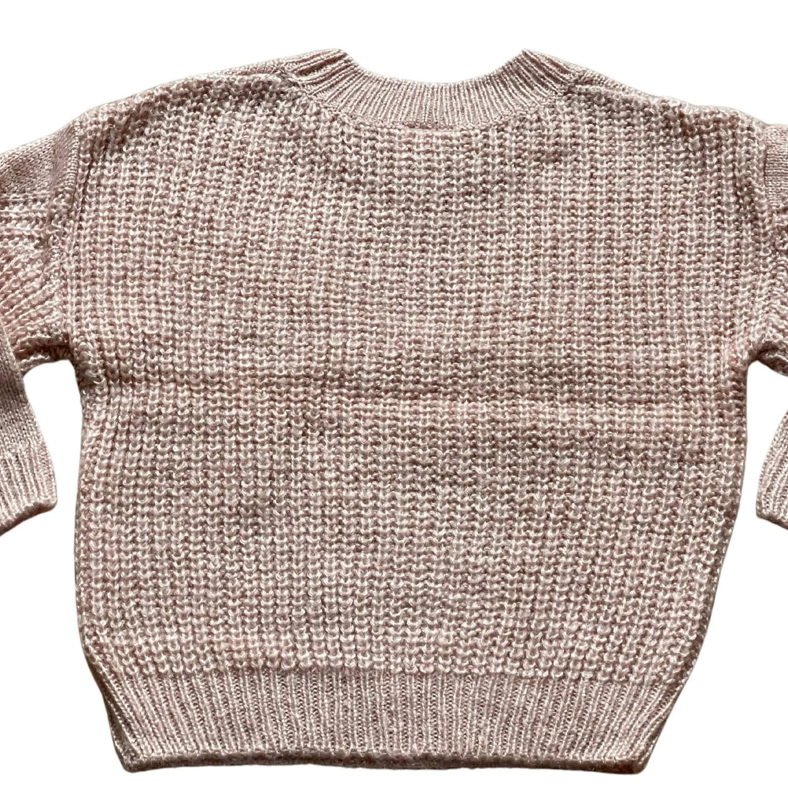 Girls Palamino Cable Knit Crew Ribbed Neck Long Sleeve Jumpers