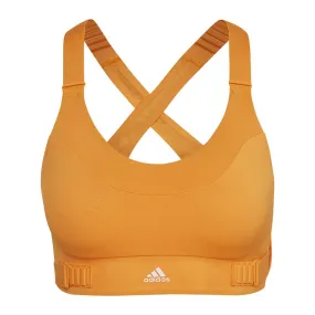HC5439 Adidas Tops Femenino Fast_L_Ru_Hs_Br Orarus/White