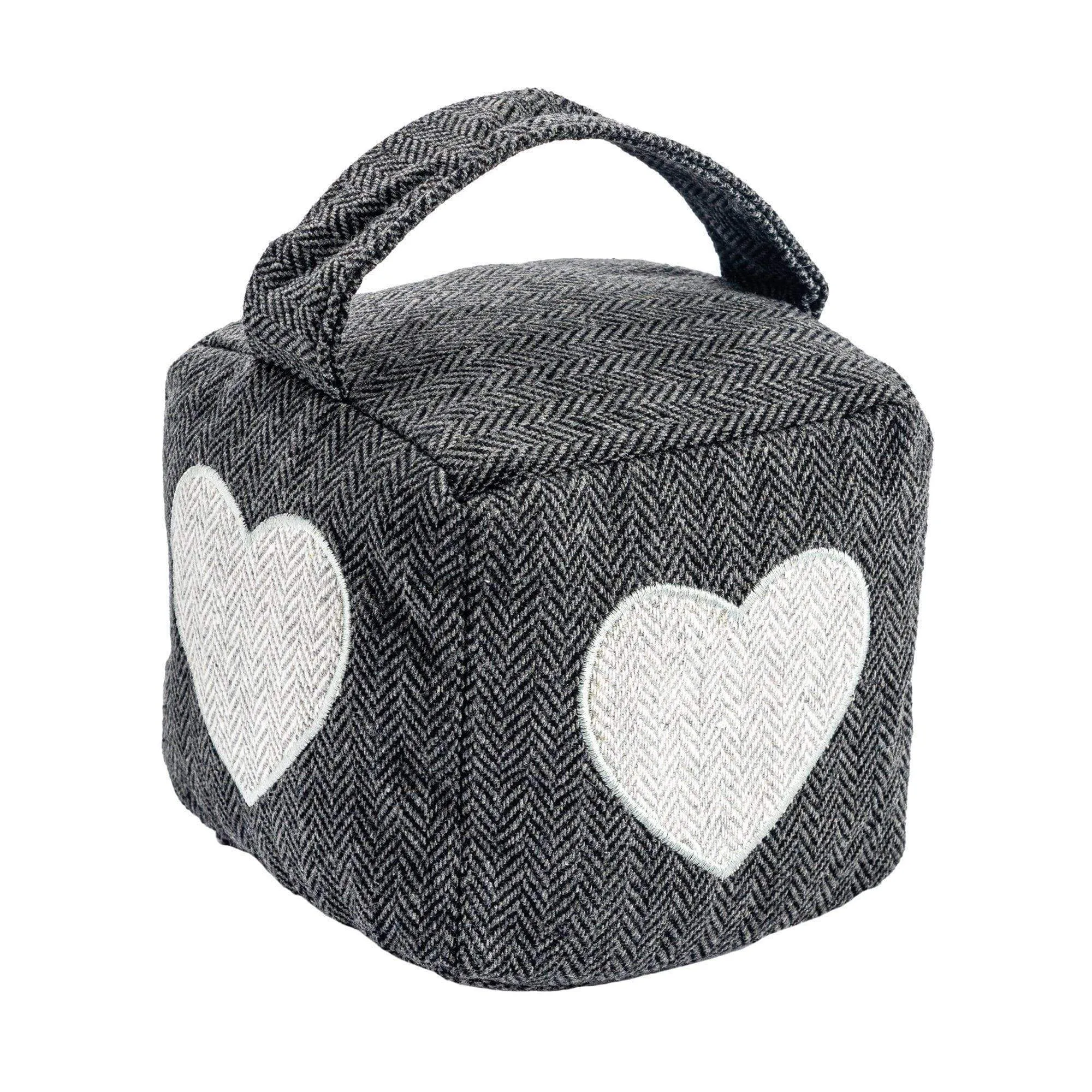 Heart Herringbone Door Stop - By Nicola Spring