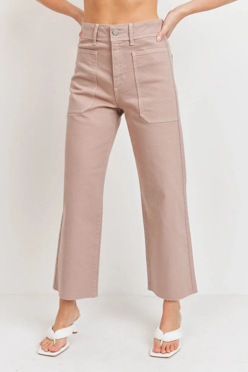 High Rise Utility Wide Leg - Clay