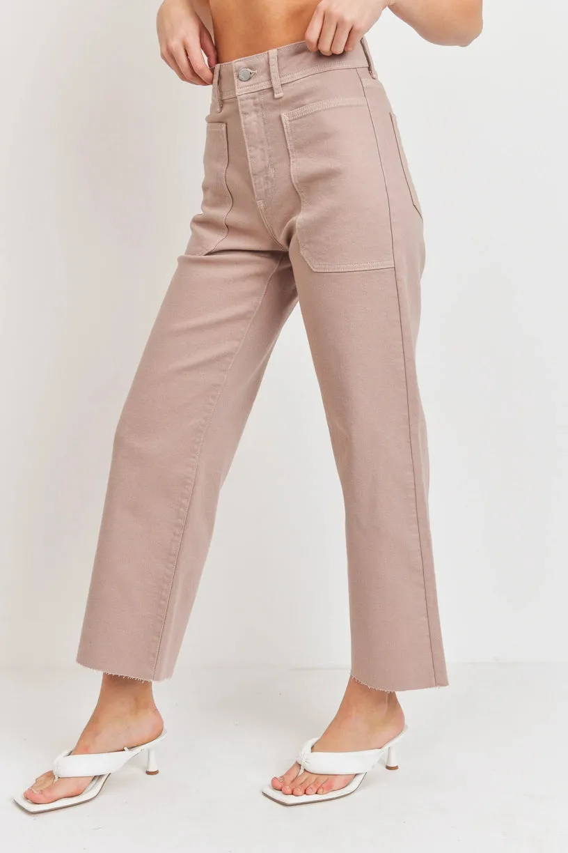High Rise Utility Wide Leg - Clay