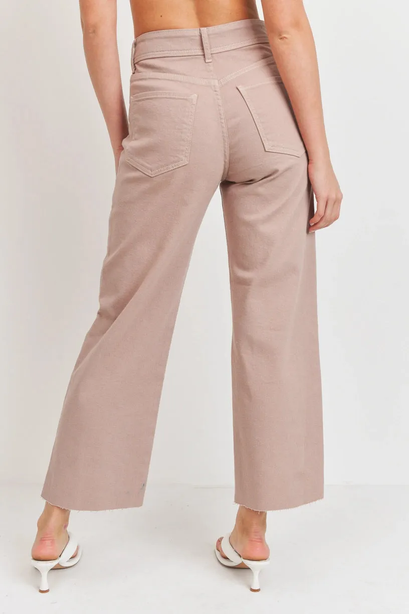 High Rise Utility Wide Leg - Clay