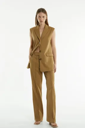 INTERCHANGE TAILORED TROUSERS | NUT