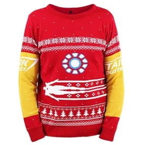 Iron Man Knitted Christmas Jumper / Sweater