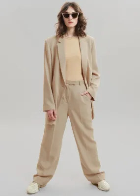Isla Tailored Trousers - Natural