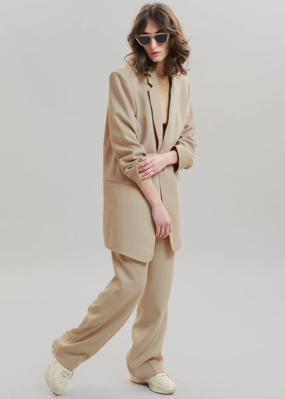 Isla Tailored Trousers - Natural