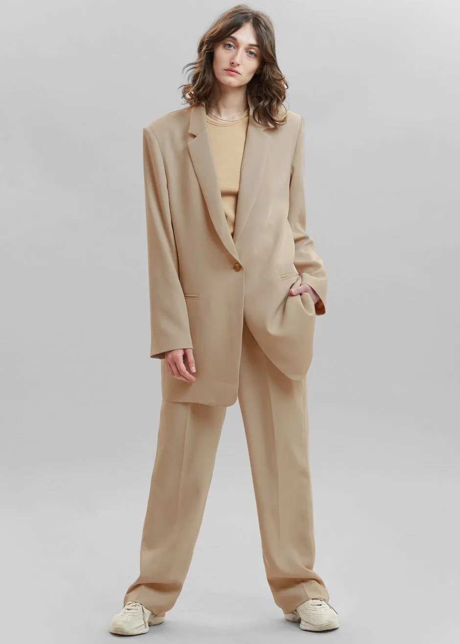 Isla Tailored Trousers - Natural