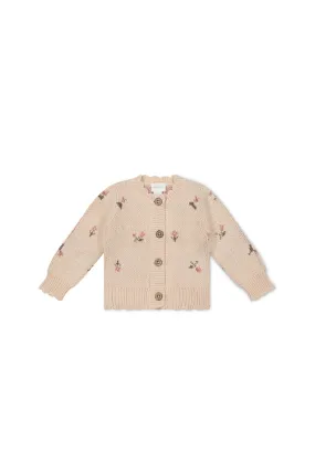 Jamie Kay Delilah Cardigan (Delilah Jacquard Misty Rose)