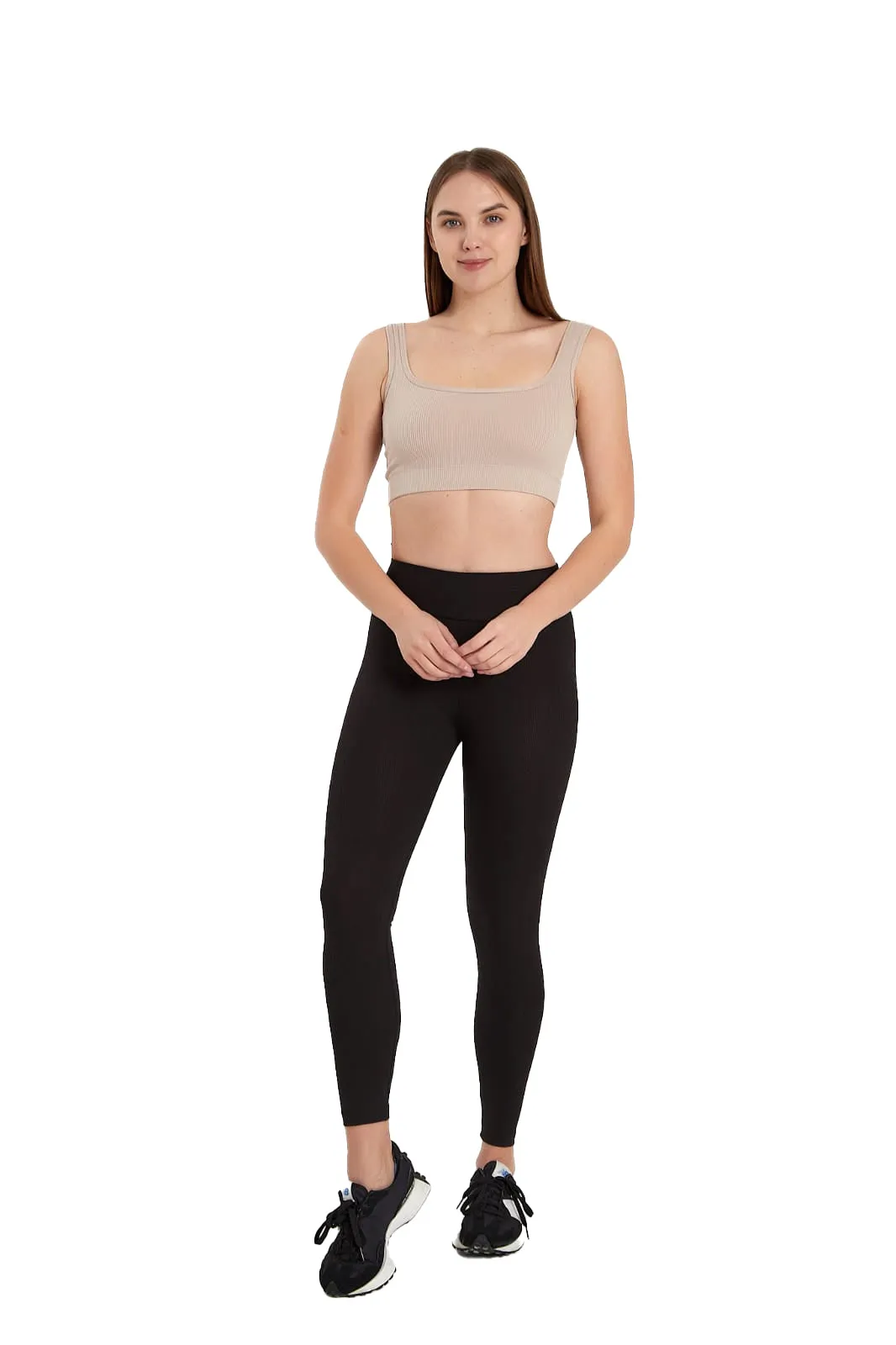 Juniors' and Women's Unlined Sports Bra - Ultra Soft, Seamless Bra Moisture-Wicking & Quick Drying Activewear