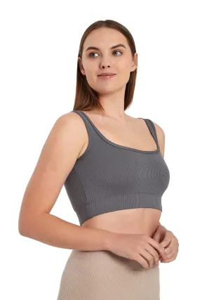 Juniors' and Women's Unlined Sports Bra - Ultra Soft, Seamless Bra Moisture-Wicking & Quick Drying Activewear