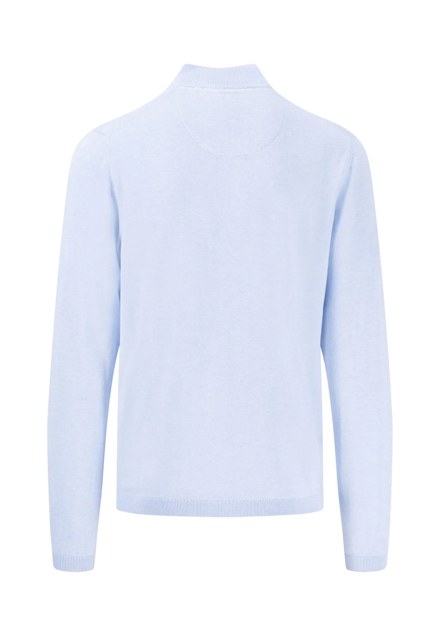 Knitted Air Cotton Zip Sweatshirt