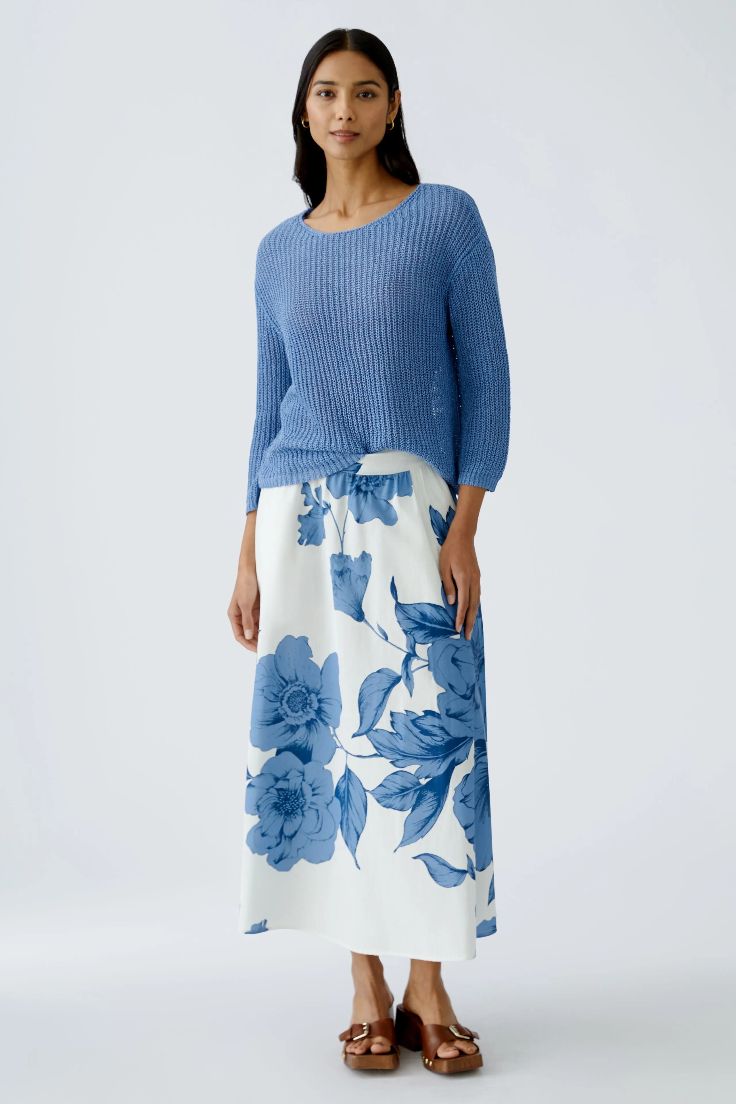 Knitted Jumper - Ocean Blue