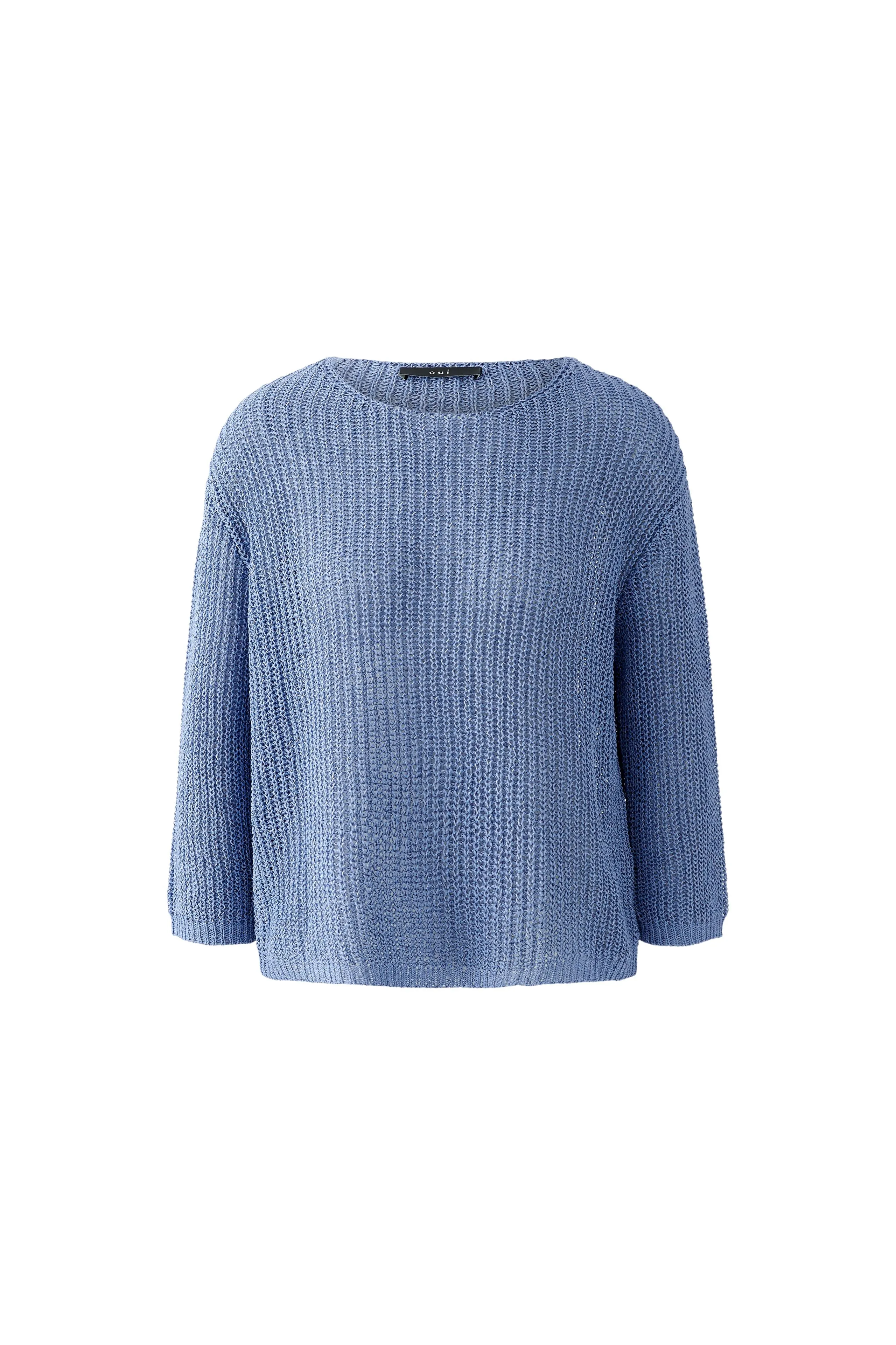 Knitted Jumper - Ocean Blue