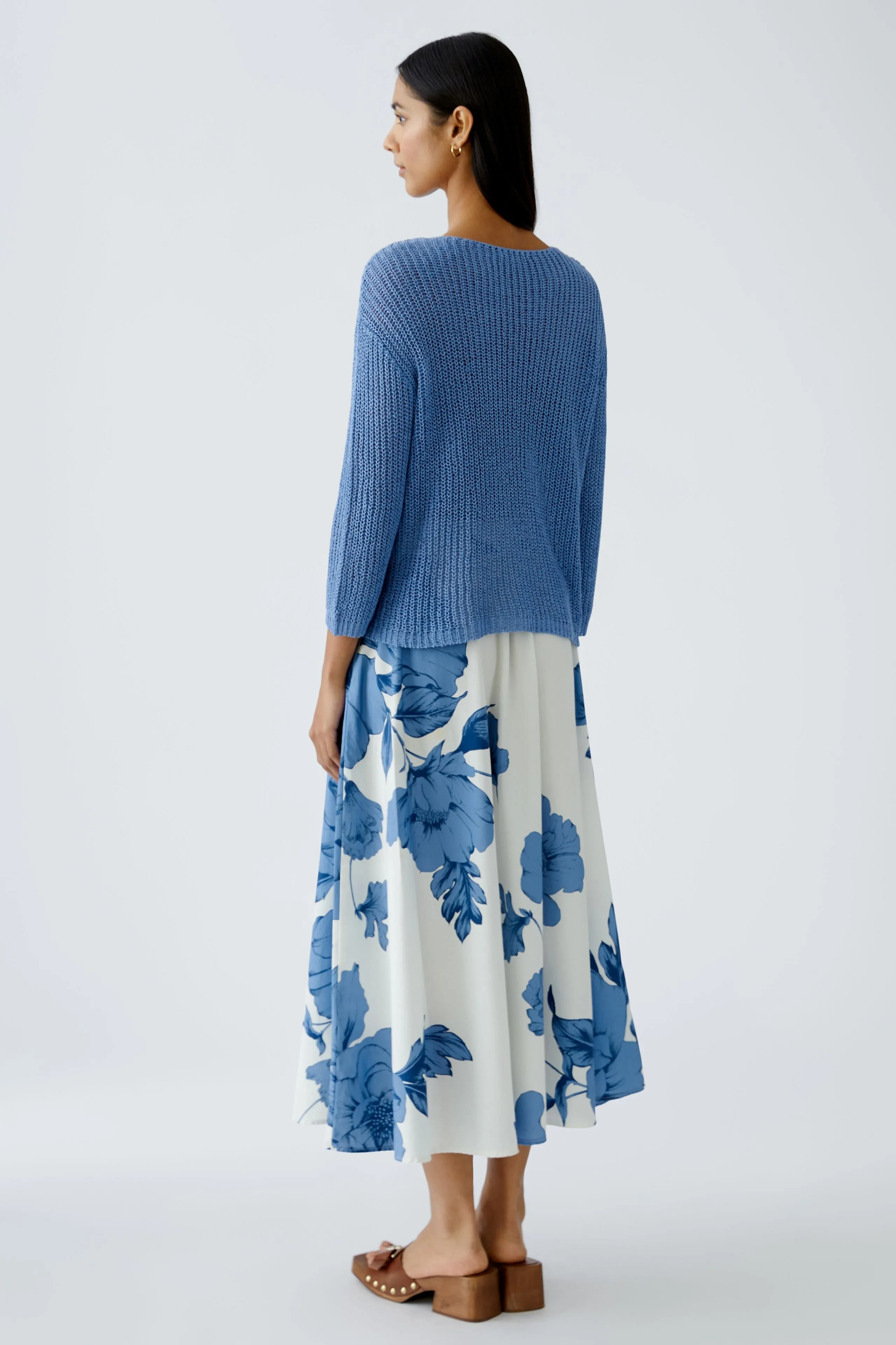 Knitted Jumper - Ocean Blue
