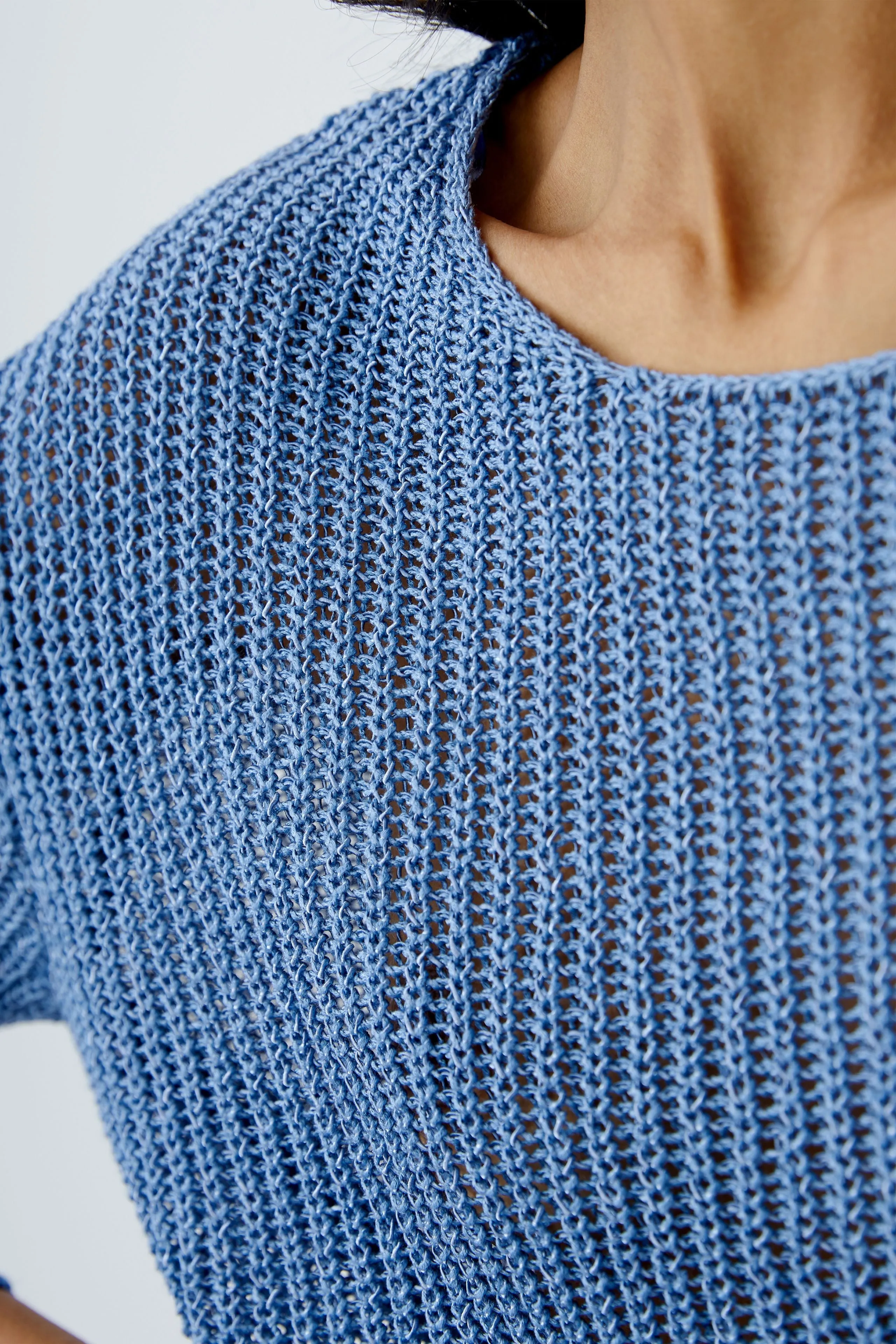 Knitted Jumper - Ocean Blue