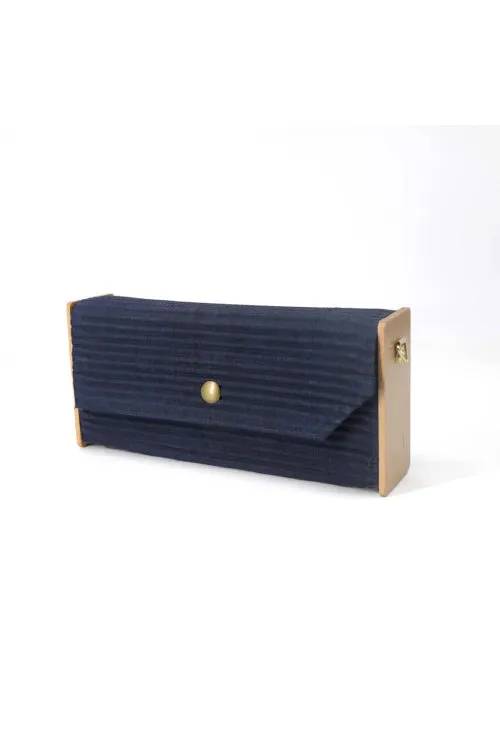 Lukka Chuppi Mini Clutch (Solid Navy)